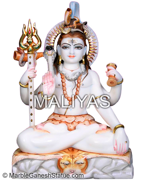 Beautiful Marble Shiva Statue