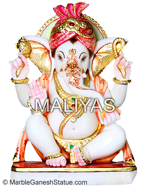 Ganapati Murti from White Marble