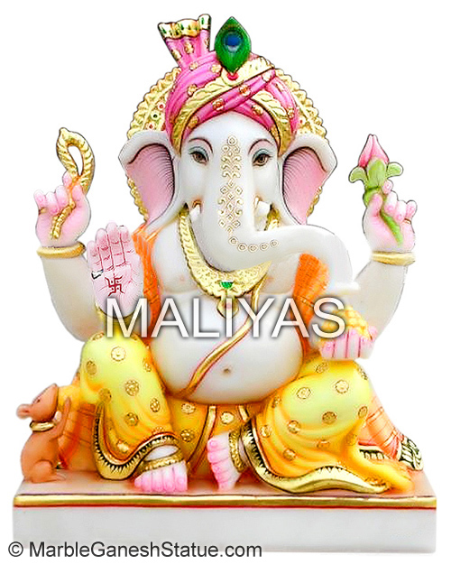 White Marble Lord Ganesha