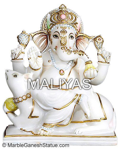 Ganesha Marble Statue