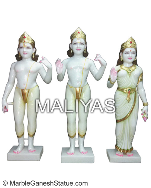 Iskcon Ram Darbar statues