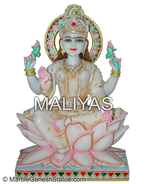 Lakshmi Marble Statue Idols