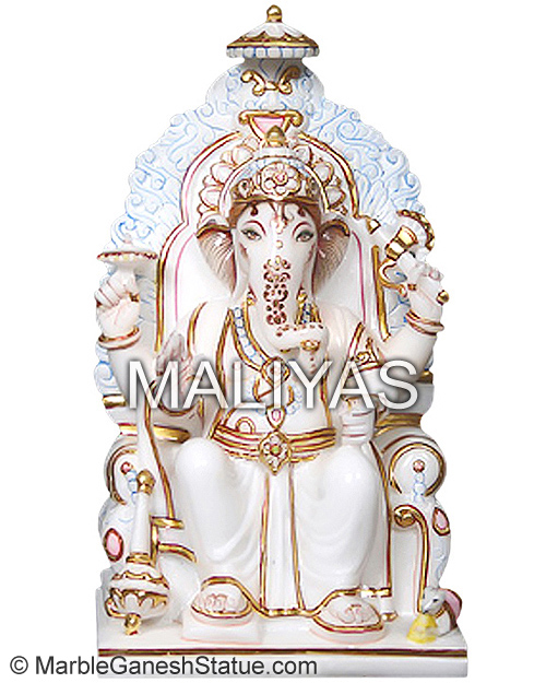 Lalbaugcha Raja Ganesh from Marble