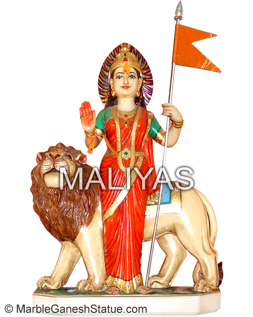 Marble Bharat Mata Statue