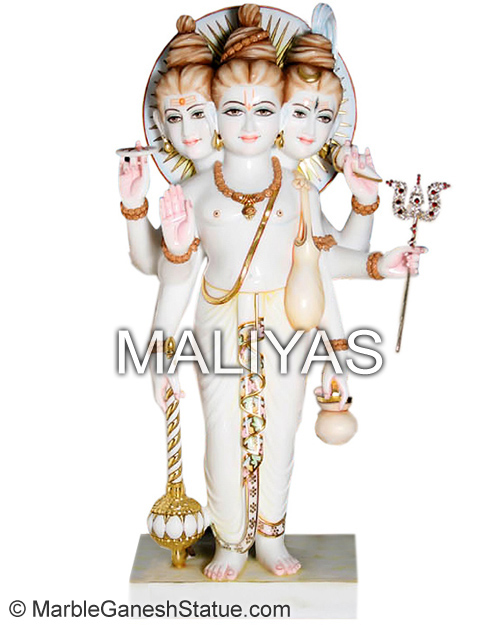 Marble Duttatreya Statue
