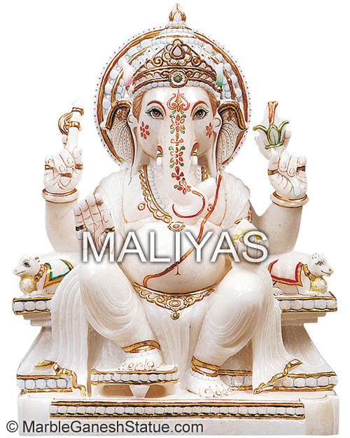 Lord Ganeshji in Marble