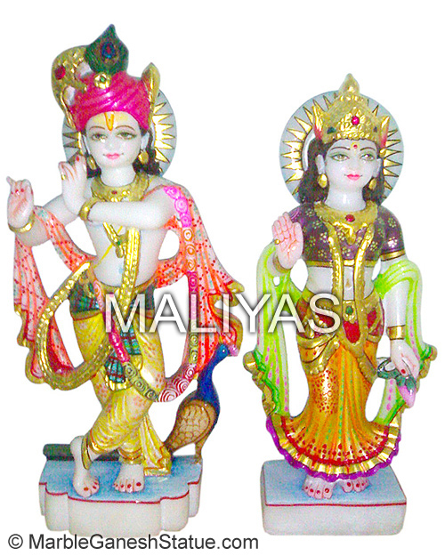 Marble God Statue Radha Krishna