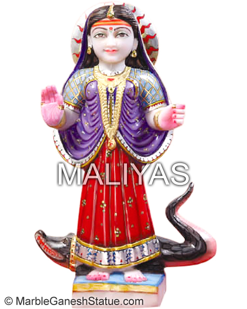 Marble Khodiyar Statue