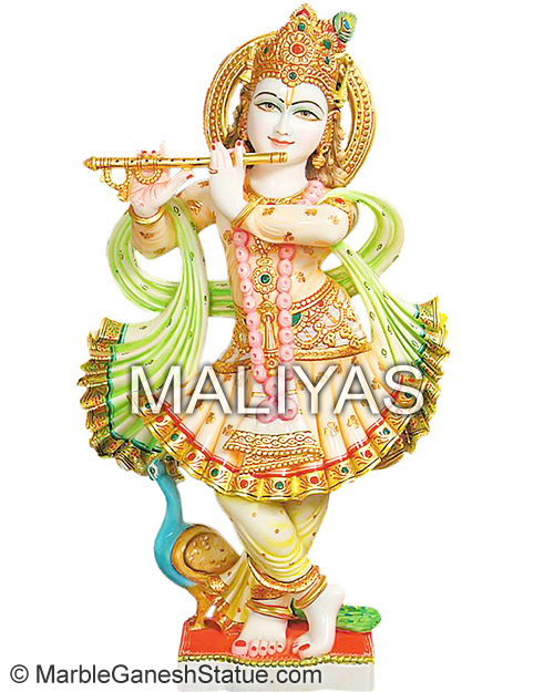 Marble Krishna Ji Statue