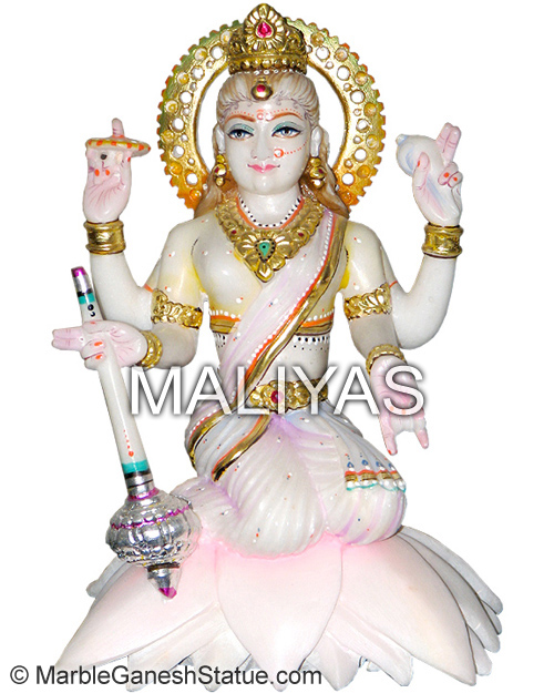 Marble Lakshmi Statue