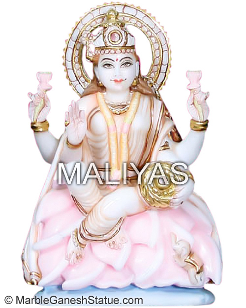 Marble Laxmi Maa Statue