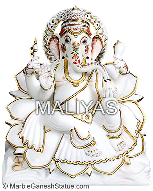 Marble Lord Ganesha Statue