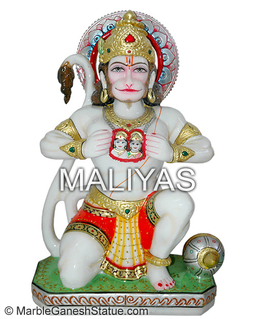 Marble Lord Hanuman Statue