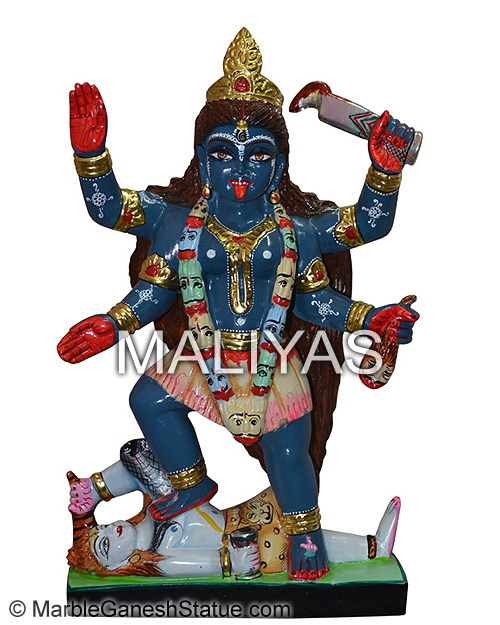 Marble Mahakali Statue