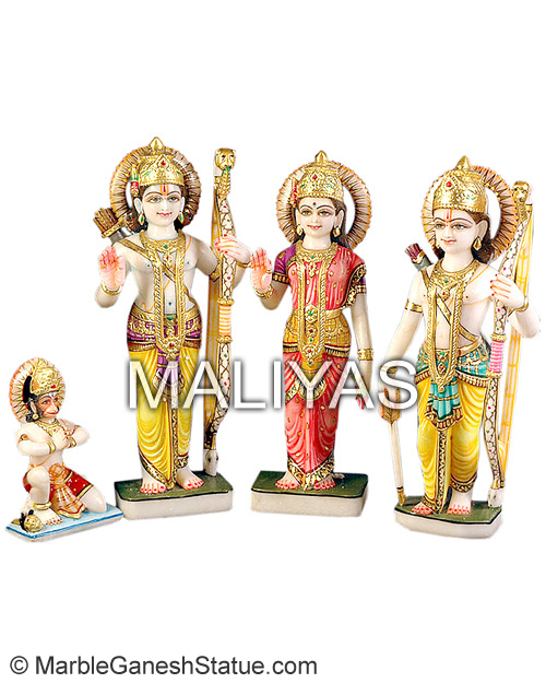Marble Ram Darbar God Statue