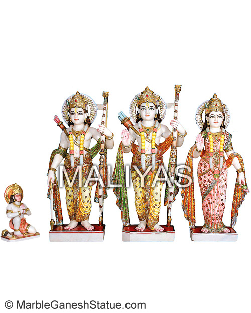 Marble Ram Darbar God Statues