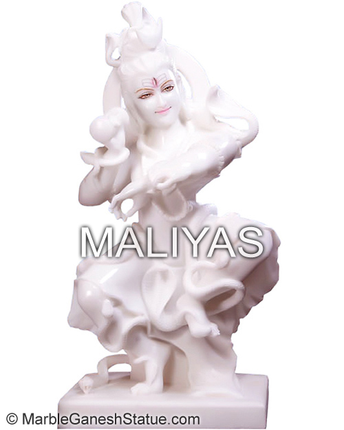 Marble Shiva Nataraja Statue
