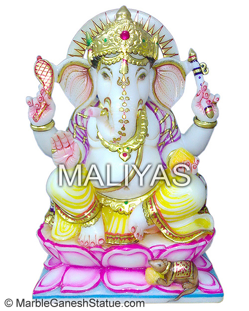Marble Statue of Ganesha
