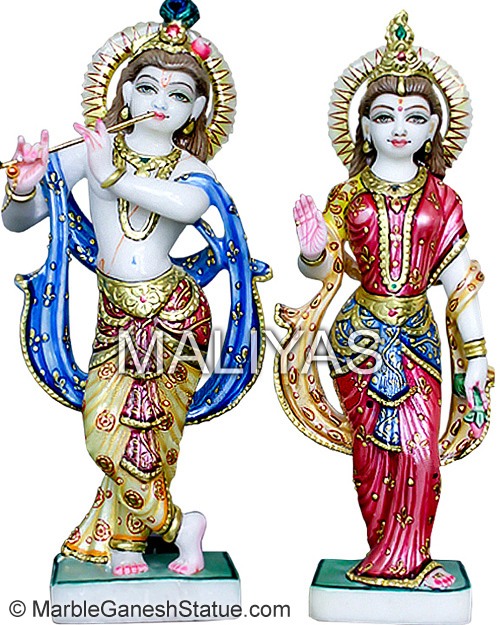 Marble Statue of Lord Radha Krishna