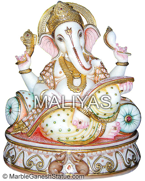 Makrana Marble Ganesha Statue
