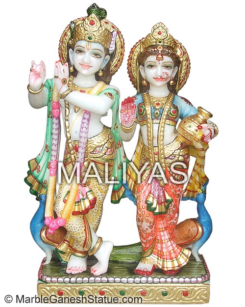 Radha krishna marble statue jaipur