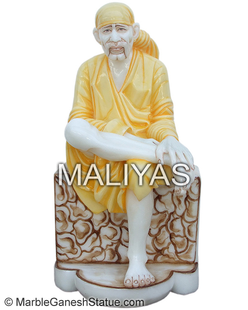 Sai Baba Marble Statue