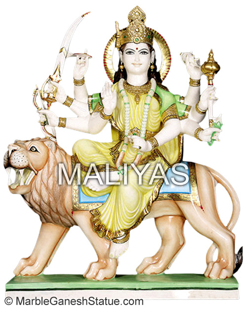 White Durga Maa Murtis