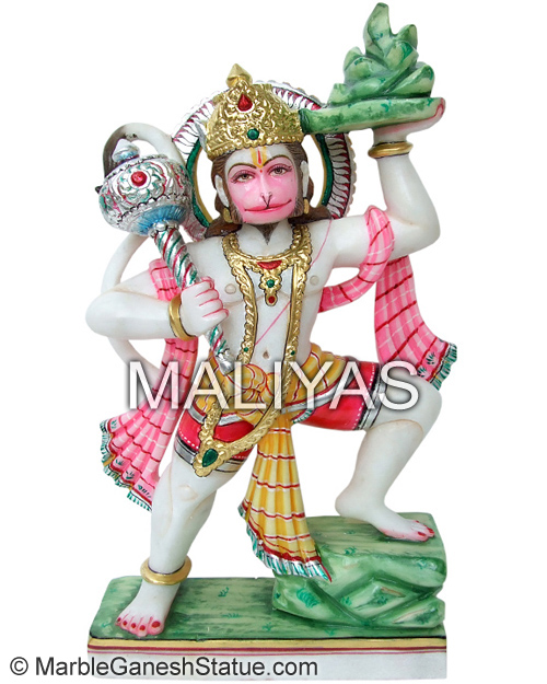 White Marble Hanuman