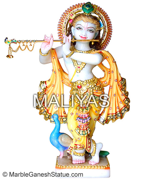 krishna marble statue jaipur
