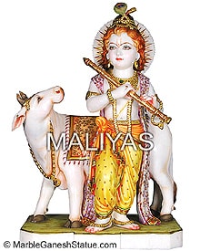 Gau Gopal Marble Statues