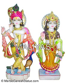 Marble God Statue Radha Krishna