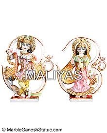 Marble Moorti Radha Krishna